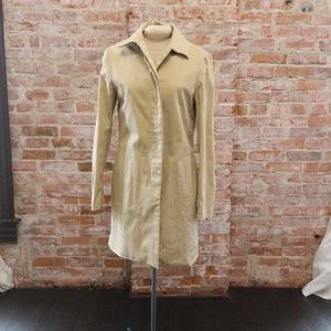 Esprit Straight Fit Jacket-Khaki-Sz 5/6